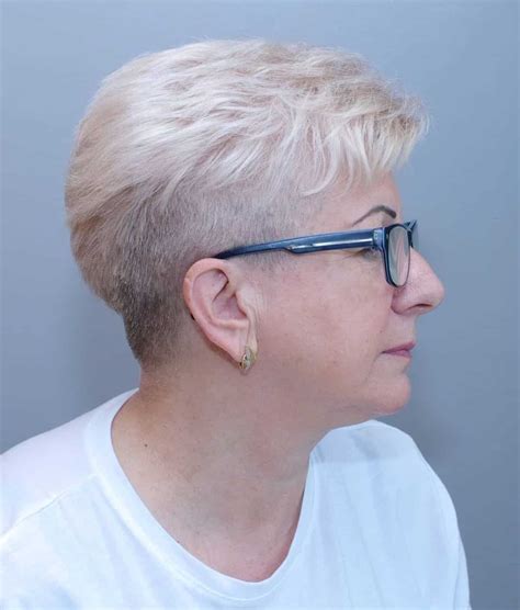 pixie short hairstyles for over 70 with glasses|images pixie haircut for seniors.